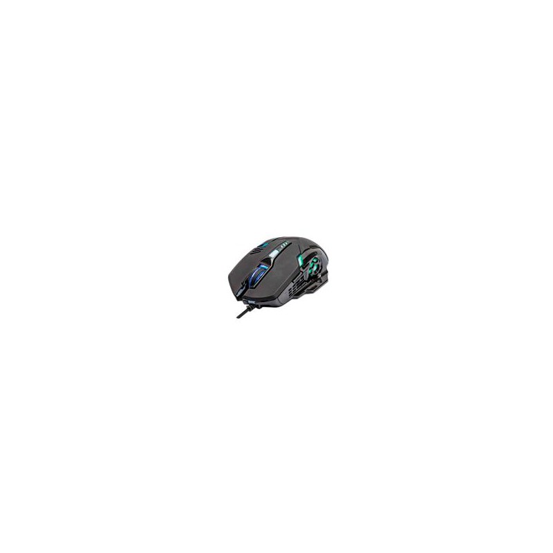 MOUSE OPTICO,MANHATTAN,179256, GAMING 6 BOTONES, NEGRO