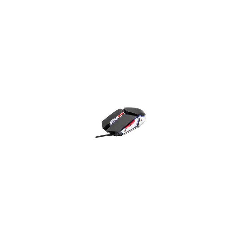 MOUSE,MANHATTAN,179348, OPTICO GAMING 7 BOTONES, NEGRO/PLATA 3200 DPI