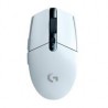 MOUSE GAMING LOGITECH G305 LIGHTSPEED WHITE OPTICO INALAMBRICO USB 1MS CON SENSOR HERO 12000DPI 6 BOTONES