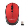 MOUSE TECHZONE TZ19MOU01-INAR OPTICO NANO USB BOTONES ROJO