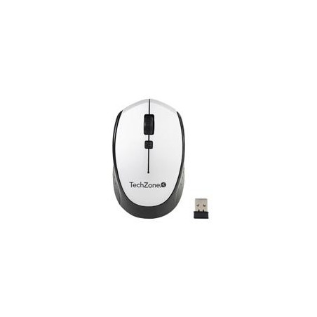 MOUSE TECHZONE TZ19MOU01-INAPL OPTICO NANO USB BOTONES PLATA