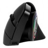 MOUSE ACTECK OPTIMIZE MI690 / VERTICAL / INALAMBRICO / RECEPTOR USB / RECARGABLE / OPTICO / 2400 DPI AJUSTABLE / NEGRO / AC-9330