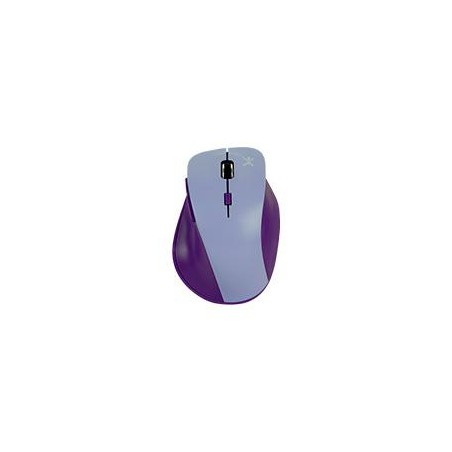 MOUSE INALÁMBRICO ERGONÓMICO THUMB PERFECT CHOICE MORADO