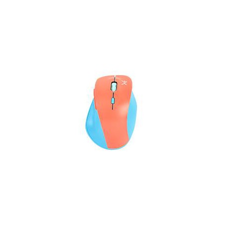 MOUSE INALÁMBRICO ERGONÓMICO THUMB PERFECT CHOICE AZUL/MAMEY