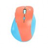 MOUSE INALÁMBRICO ERGONÓMICO THUMB PERFECT CHOICE AZUL/MAMEY