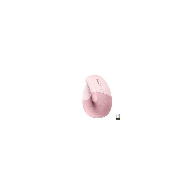 MOUSE LOGITECH LIFT VERTICAL ERGO ROSE OPTICO MULTI DISPOSITIVOS USB LOGI BOLT Y BLUETOOTH PARA PC/APPLE MACOS 10.15 O POSTERIOR