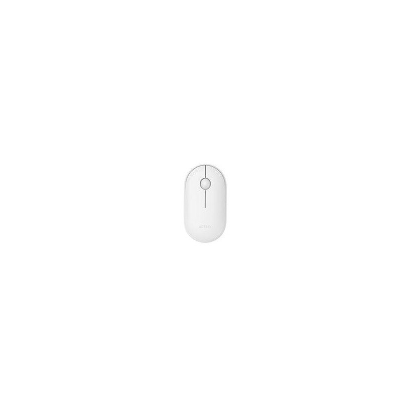 MOUSE ACTECK OPTIMIZE EDGE MI460 / INALAMBRICO / RECEPTOR USB / LASER / CLICK SILENCIOSO / 1500 DPI / BLANCO / AC-934114