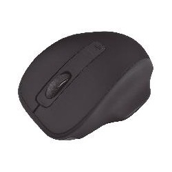 MOUSE OPTICO QUARONI INALAMBRICO 4 BOTONES COLOR NEGRO CON AJUSTE DE DPI 1600/1200/800