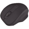 MOUSE OPTICO QUARONI INALAMBRICO 4 BOTONES COLOR NEGRO CON AJUSTE DE DPI 1600/1200/800