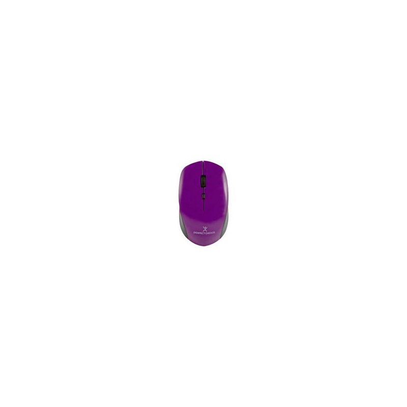 MOUSE INALAMBRICO ROOT PRO 1 600 DPI PERFECT CHOICE MORADO