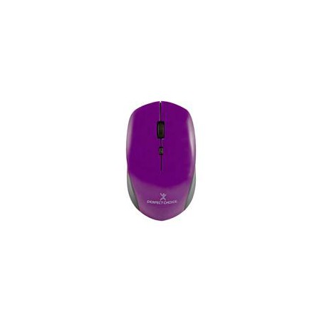 MOUSE INALAMBRICO ROOT PRO 1 600 DPI PERFECT CHOICE MORADO