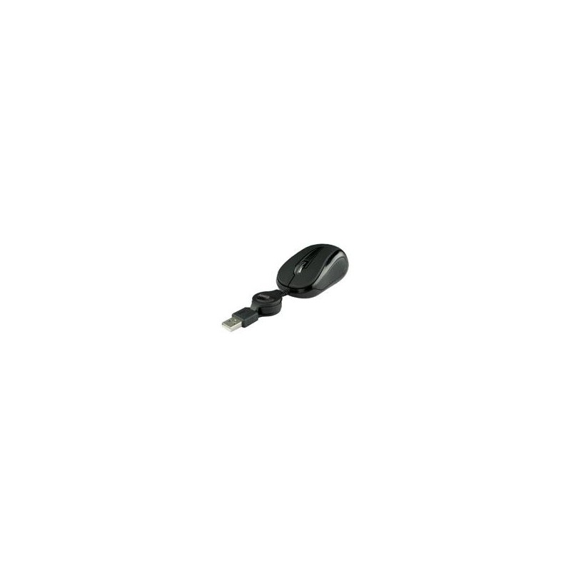 MINI MOUSE OPTICO RETRACTIL EASY LINE BY PERFECT CHOICE NEGRO USB COMPATIB.CON WINDOWS XP,VISTA,7/MAC OS