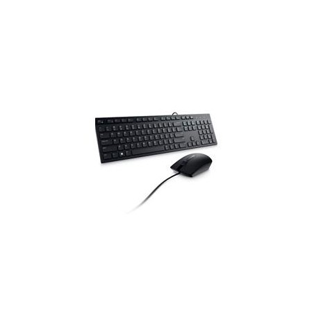 KIT TECLADO Y MOUSE DELL KM300C | ALAMBRICO DE 105 TECLAS EN ESPAÑOL COLOR NEGRO