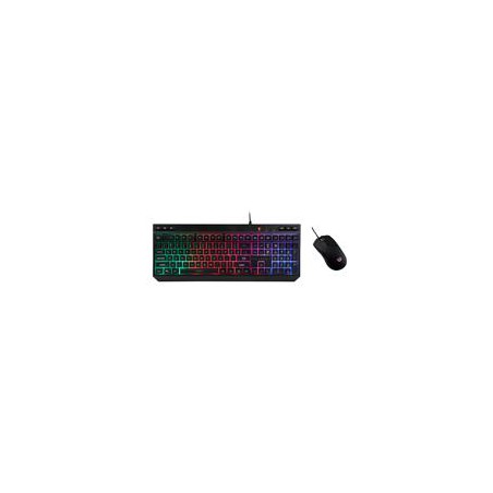 KIT TECLADO Y MOUSE BALAM RUSH SQUAD MASTER PLUS KTM555 / MULTIMEDIA / ERGONOMICO / CABLE 1.5 M / ILUMINACION ARCOIRIS / MEMBRAN