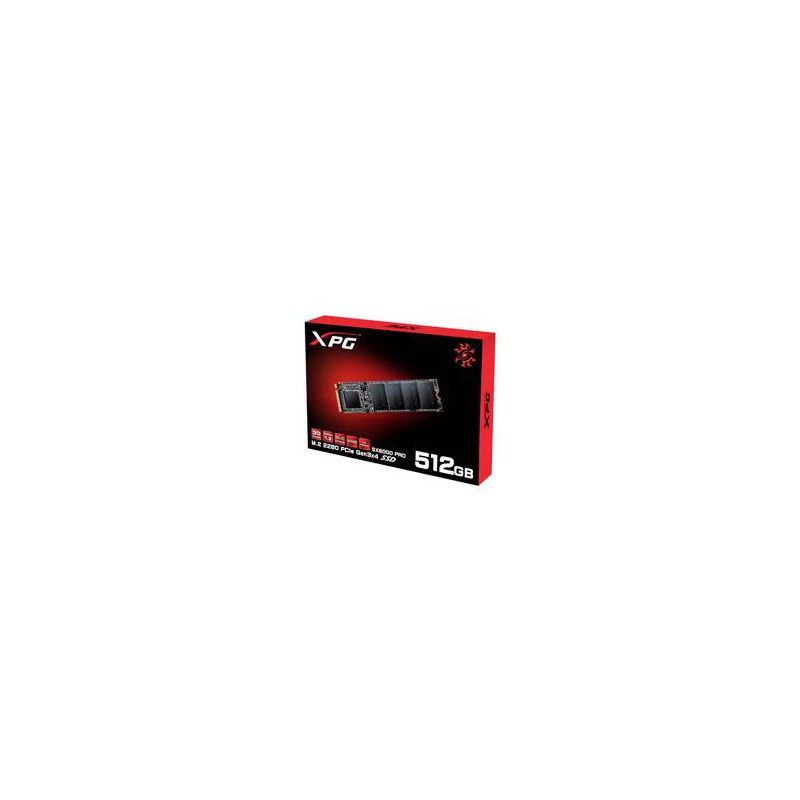 UNIDAD DE ESTADO SOLIDO SSD INTERNO 512GB ADATA XPG ASX6000 PRO M.2 2280 NVME PCIE GEN 3X4 LECT. 2100 ESCRIT. 1500 MBS PC LAPTOP