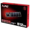 UNIDAD DE ESTADO SOLIDO SSD INTERNO 512GB ADATA XPG ASX6000 PRO M.2 2280 NVME PCIE GEN 3X4 LECT. 2100 ESCRIT. 1500 MBS PC LAPTOP