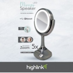 Espejo Led con Bocina Highlink Mirror Speaker