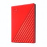 DISCO DURO EXTERNO WD MY PASSPORT 1TB 2.5 PORTATIL USB3.0 ROJO WINDOWS BACKUP ENCRIPTACION WDBYVG0010BRD-WESN