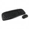 TECLADO Y MOUSE ALAMBRICO BALANCE EASY LINE BY PERFECT CHOICE NEGRO/USB- MOUSE IDEAL PARA USUARIOS DIESTROS Y ZURDOS