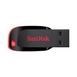 MEMORIA SANDISK 16GB USB 2.0 CRUZER BLADE Z50 NEGRO C/ROJO SDCZ50-016G-B35