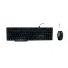 TECLADO ANTIDERRAMES / MOUSE OPTICO ALAMBRICO PERFECT CHOICE USB NEGRO