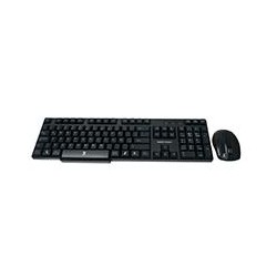 TECLADO ANTIDERRAMES / MOUSE OPTICO INALAMBRICO USB PERFECT CHOICE NEGRO