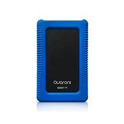 DISCO DURO EXTERNO HDD QUARONI USO RUDO RUGGED 1TB 2.5 USB 3.0 CONTRAGOLPES Y POLVO NEGRO/AZUL WINDOWS/MAC