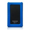 DISCO DURO EXTERNO HDD QUARONI USO RUDO RUGGED 1TB 2.5 USB 3.0 CONTRAGOLPES Y POLVO NEGRO/AZUL WINDOWS/MAC