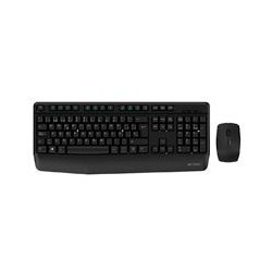 KIT ACTECK COMBO CREATOR PLUS MK465 / TECLADO Y MOUSE / INALAMBRICO / RECEPTOR USB / 105 TECLAS / OPTICO / 1200 DPI / NEGRO / AC