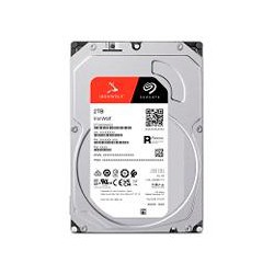 DISCO DURO INTERNO SEAGATE IRONWOLF 2TB 3.5 ESCRITORIO SATA3 6GB/S 256MB 5400RPM 24X7 HOT-PLUG NAS 1-8 BAHIAS