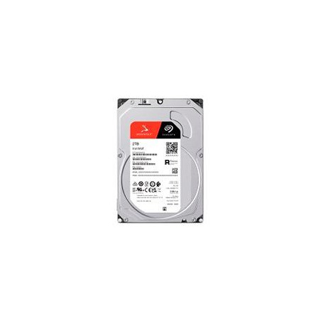 DISCO DURO INTERNO SEAGATE IRONWOLF 2TB 3.5 ESCRITORIO SATA3 6GB/S 256MB 5400RPM 24X7 HOT-PLUG NAS 1-8 BAHIAS