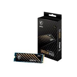 UNIDAD DE ESTADO SOLIDO SSD INTERNO MSI SPATIUM M450 1TB M.2 2280 PCIE GEN4X4, NVME 1.4 LEC 3600 / ESC 300 MB/S SPATIUM M450 PCI