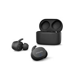 AUDIFONOS PHILIPS INTRAUDITIVOS INALAMBRICOS / COLOR NEGRO / BLUETOOTH 5.0 / ESTUCHE DE CARGA USB-C PORTATIL / RESISTENTES AL AG