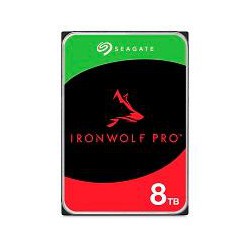 DISCO DURO INTERNO SEAGATE IRONWOLF PRO 8TB 3.5 ESCRITORIO SATA3 6GB/S 256MB 7200RPM 24X7 HOT-PLUG NAS SIN LIMITE DE BAHIAS