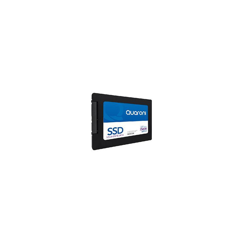 UNIDAD DE ESTADO SOLIDO SSD QUARONI 2.5 256GB / SATA3 / 6GB/S 7MM / LECT 510MB/S / ESCRIT 450MB/S.