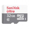 MEMORIA SANDISK MICRO SDHC 32GB ULTRA 100MB/S CLASE 10 C/ADAPTADOR SDSQUNR-032G-GN3MA