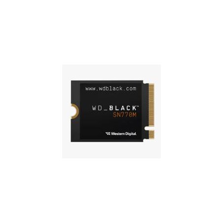 UNIDAD DE ESTADO SOLIDO SSD INTERNO WD BLACK SN770M 500GB M.2 2230 NVME PCIE GEN4 LECT.5000MB/S ESCRIT.4000MB/S TBW 300 WDS500G3