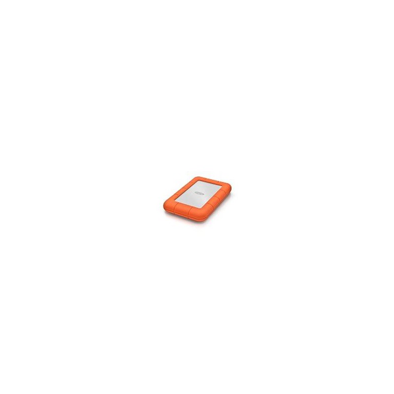 DISCO DURO EXTERNO LACIE RUGGED MINI 1TB 2.5 PORTATIL USB 3.0 NARANJA-PLATA WINDOWS MAC CONTRAGOLPES AGUA Y POLVO