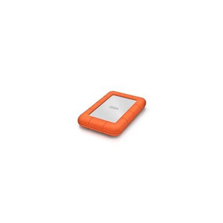 DISCO DURO EXTERNO LACIE RUGGED MINI 1TB 2.5 PORTATIL USB 3.0 NARANJA-PLATA WINDOWS MAC CONTRAGOLPES AGUA Y POLVO